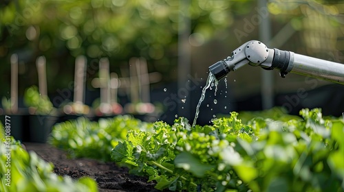 Enchanting Sprinkle: Water Dance in Garden