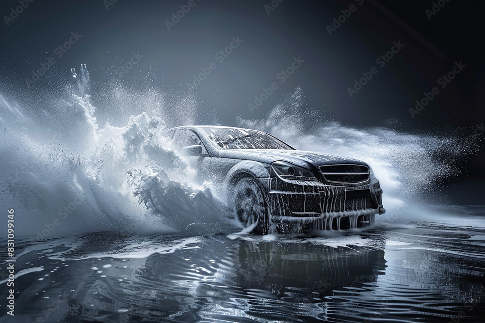 Gorgeous Suds Up Car Wash Moment in HD Gorgeous Suds Up Car Wash Moment in HD