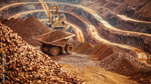 global mining industry of copper production and prices photo