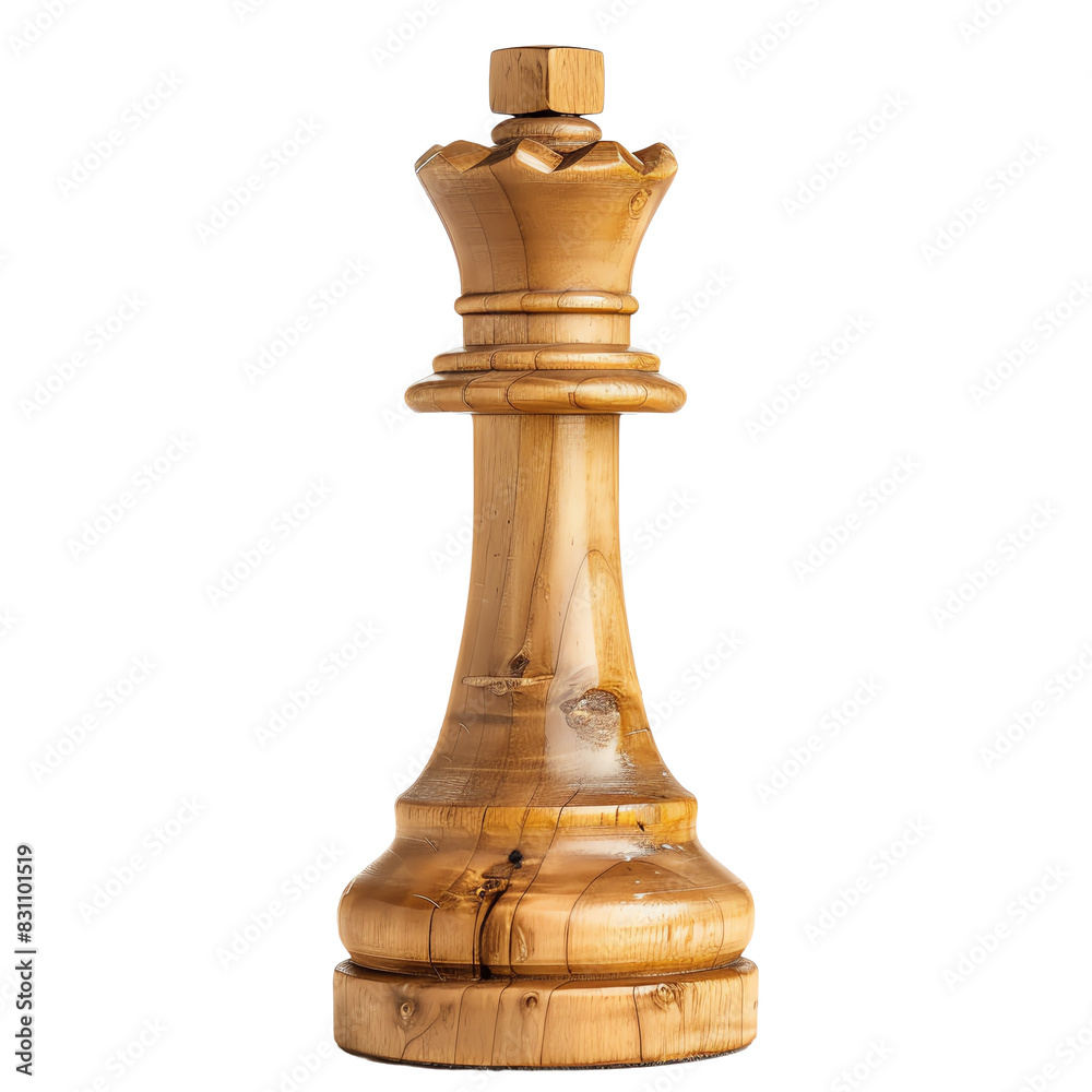 A beautifully crafted wooden chess piece, showcasing its intricate design and polished finish. A beautifully crafted wooden chess piece, showcasing its intricate design and polished finish.