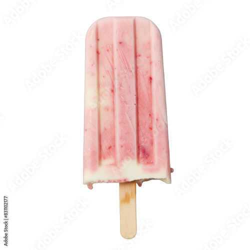 Popsicle on white background