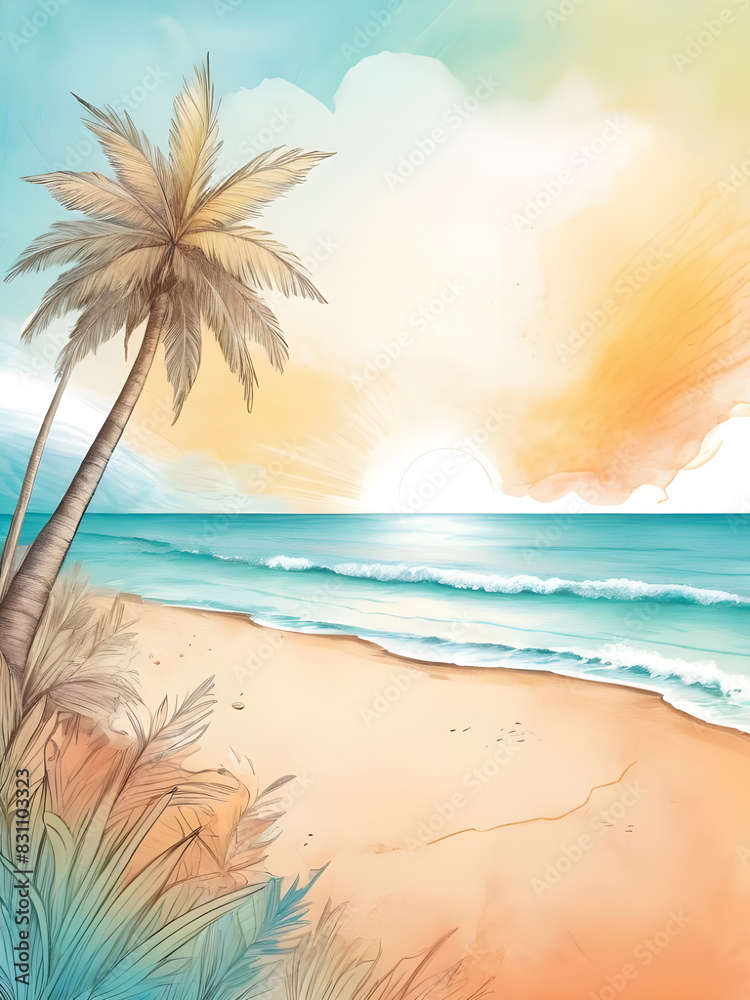 Obraz premium beach background 