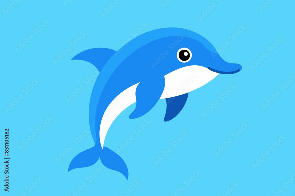Fototapeta premium dolphin vector illustration