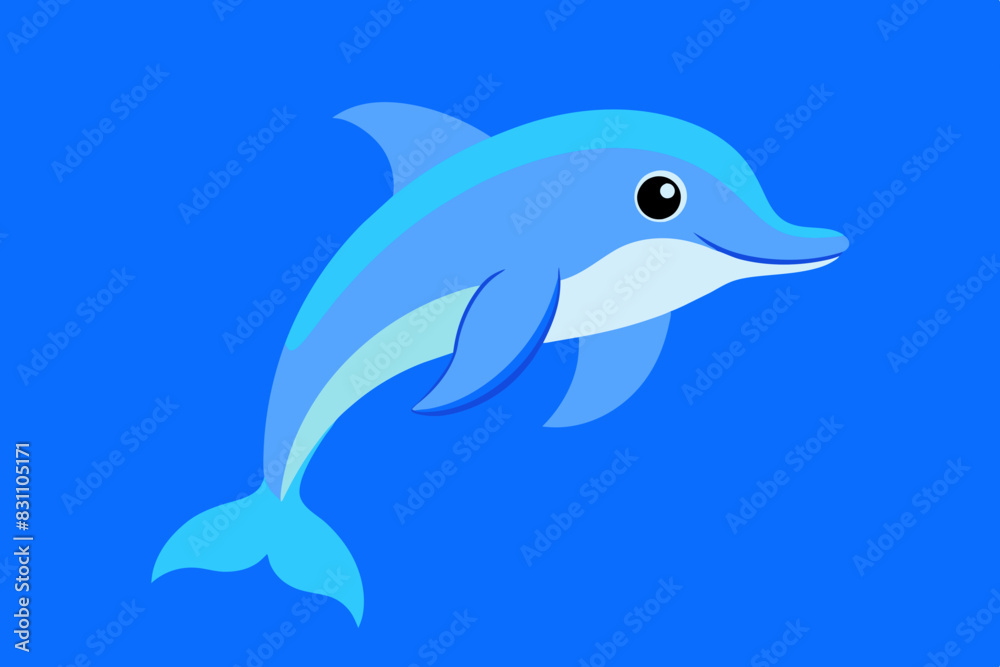 Fototapeta premium dolphin vector illustration