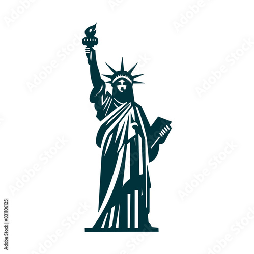 statue of liberty vector illustration
