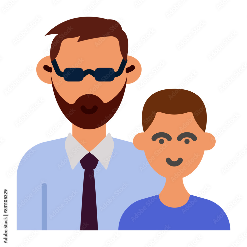 Step Dad and Son in law Picture Concept, Single Father Photo Frame Vector Icon Design, Happy Fathers Day Symbol, Dads Gift Elements Sign, Parents Day Stock illustration Step Dad and Son in law Picture Concept, Single Father Photo Frame Vector Icon Design, Happy Fathers Day Symbol, Dads Gift Elements Sign, Parents Day Stock illustration