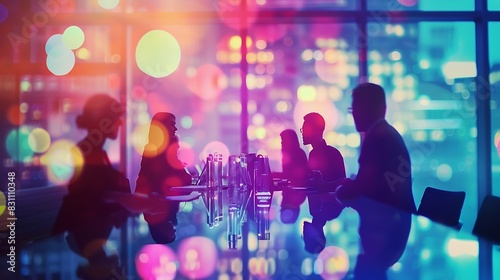 Business People Meeting Design Ideas Concept business planning strategy : Generative AI