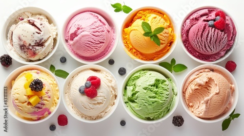 Embark on a flavor adventure with exotic ice cream flavors inspired by global cuisines  such as Thai tea or mango lassi.