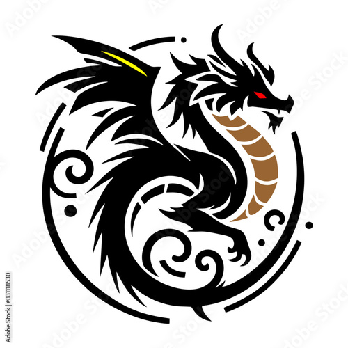 Wallpaper Mural Black Dragon Indonesian Mythology Torontodigital.ca