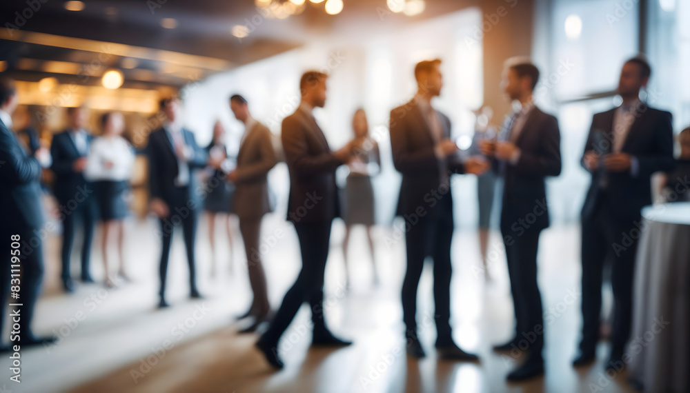Business Professionals Networking at a Corporate Event Business Professionals Networking at a Corporate Event