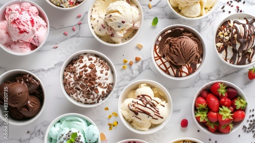 Share the joy of ice cream with loved ones by hosting an ice cream social with a variety of flavors and toppings.