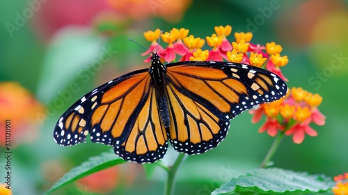 She marveled at the symmetrical pattern of the butterfly's wings, admiring nature's flawless design.