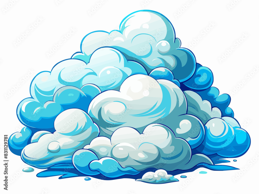 blue sky with clouds