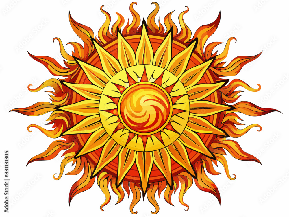 sun illustration