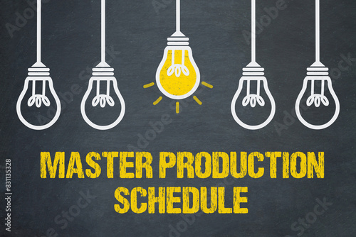 Master Production Schedule	 photo