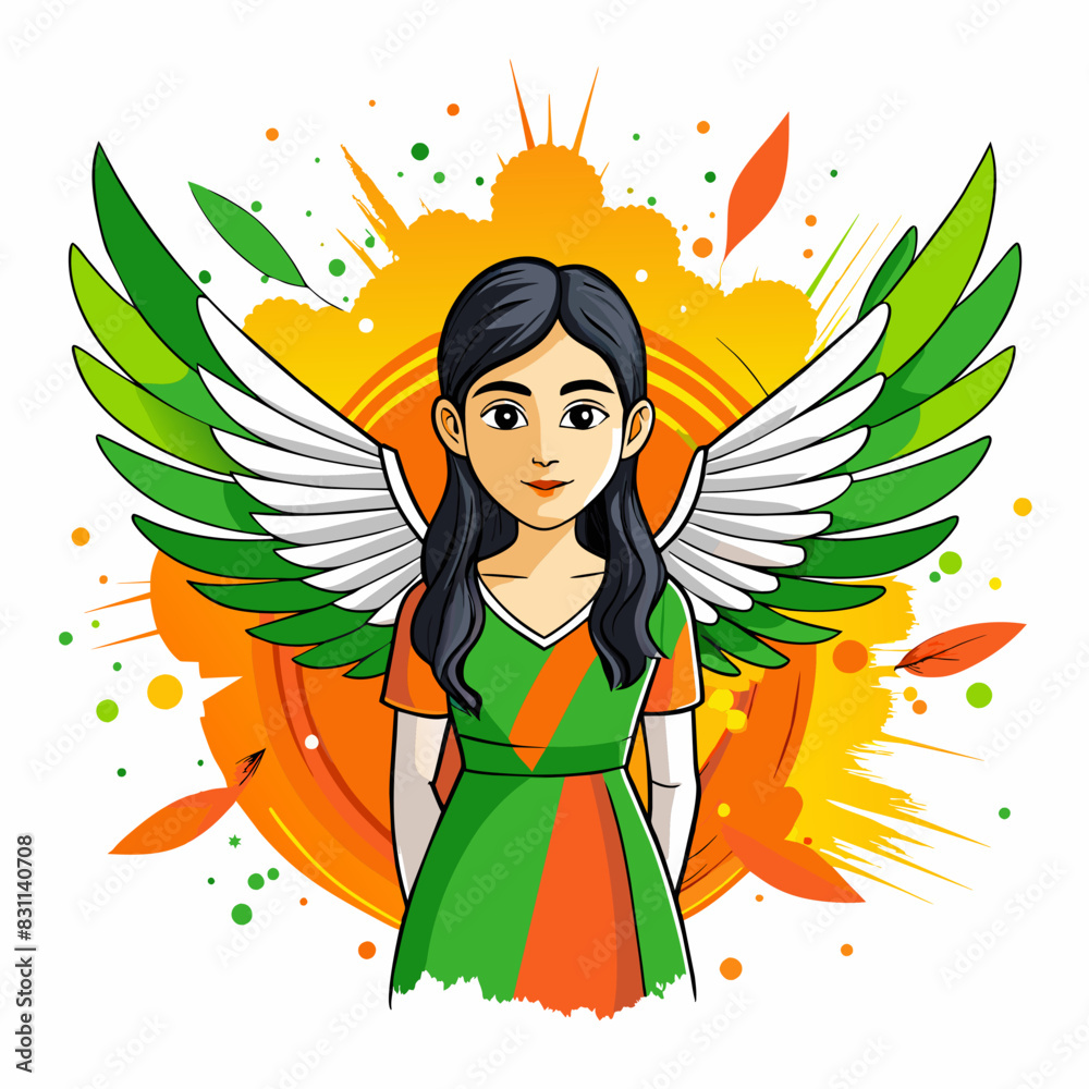 A indian girl faceless front view full portrait 3D pencil sketch on Indian Independence Day. In this stunning and high-quality photograph, the subject is a girl faceless full portrait thumbnail sketch A indian girl faceless front view full portrait 3D pencil sketch on Indian Independence Day. In this stunning and high-quality photograph, the subject is a girl faceless full portrait thumbnail sketch