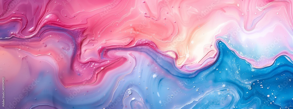 Abstract background with colorful waves of liquid paint. Beautiful fluid art in pastel colors Abstract background with colorful waves of liquid paint. Beautiful fluid art in pastel colors