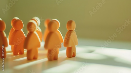 Teamwork Togetherness Unity Variation Support Concept : Generative AI
