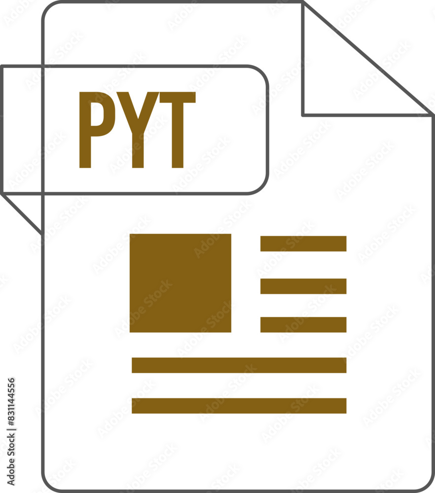 PYT Icon inside transparent outline and sharp corners PYT Icon inside transparent outline and sharp corners
