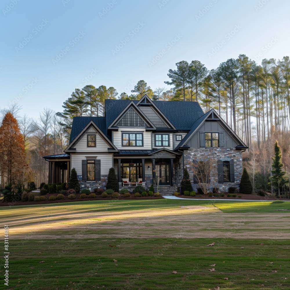 Modern custom luxury home architecture Modern custom luxury home architecture
