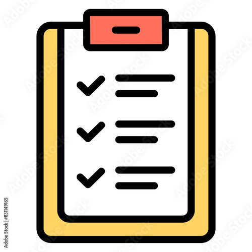 Premium download icon of checklist 

