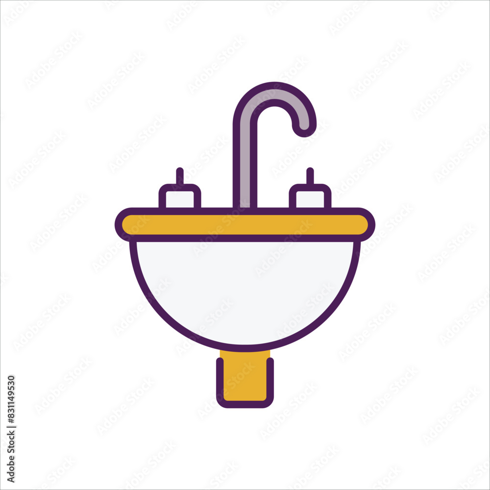 Sink vector icon Sink vector icon
