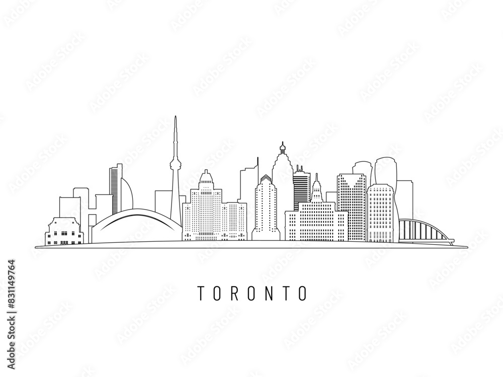 Obraz premium Toronto 01-13 (Black)