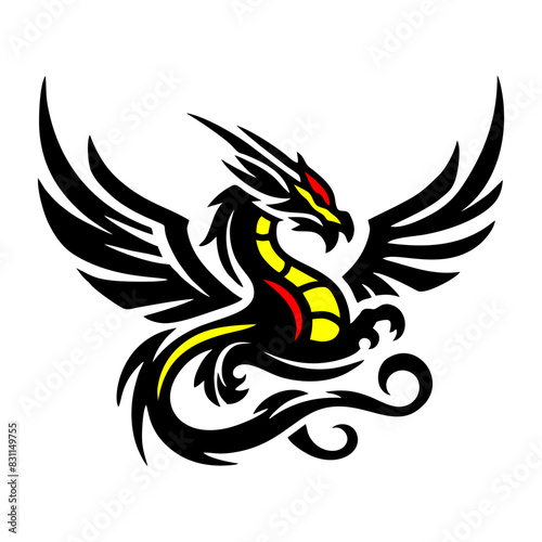 Wallpaper Mural Black Dragon Indonesian Mythology Torontodigital.ca