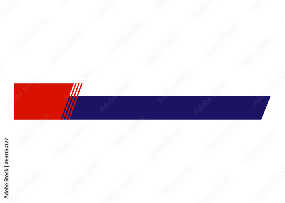 TV News Bar flat design TV News Bar flat design