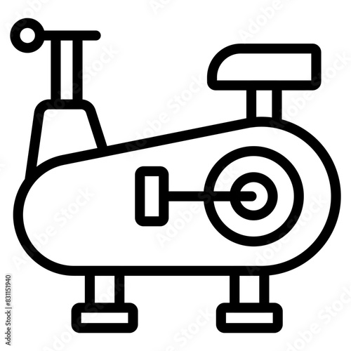 Perfect design icon of ergometer 

