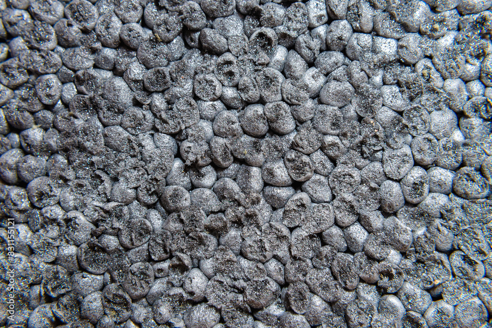 expanded polystyrene board eps with graphite macro shot, background. expanded polystyrene board eps with graphite macro shot, background.
