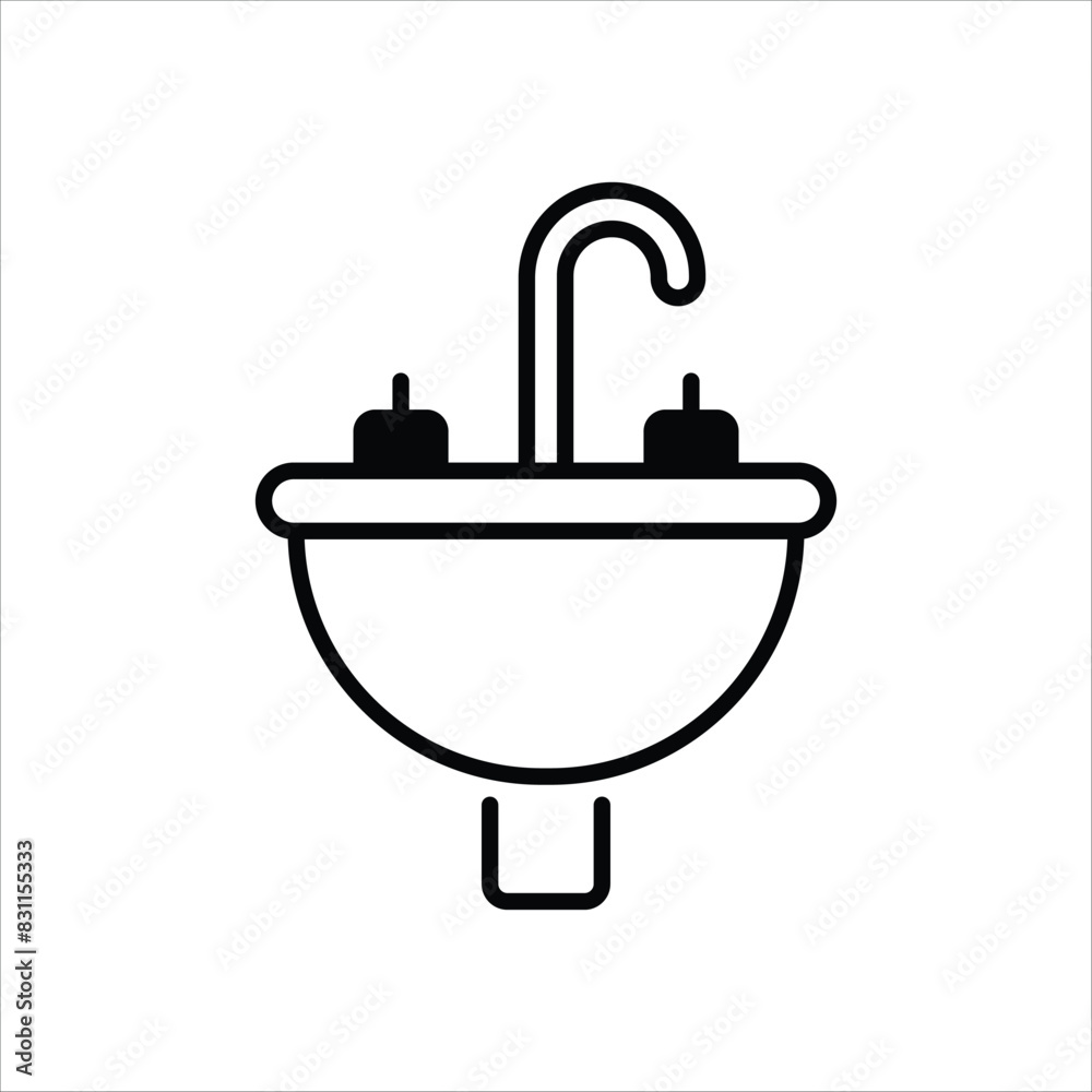 Sink vector icon Sink vector icon