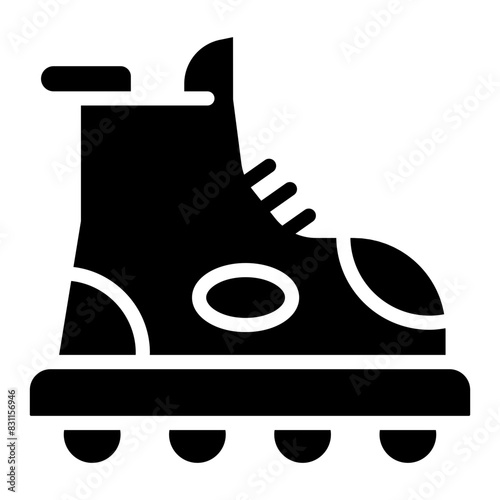 Vector design of ice skate 

