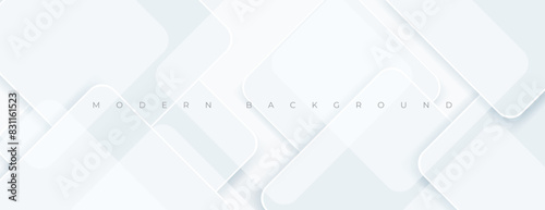 white background with overlapping rounded square. great for banner, poster, presentation, website, cover, brochure.