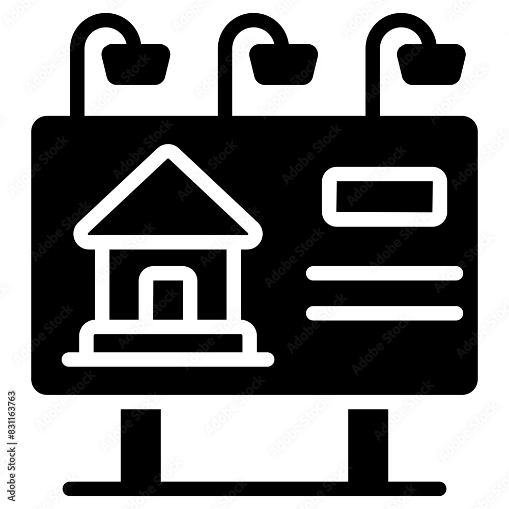 An icon design of property board
An icon design of property board