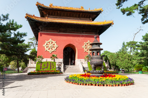 Exterior of The Putuo Zongcheng Temple in Chengde, Hebei, China photo