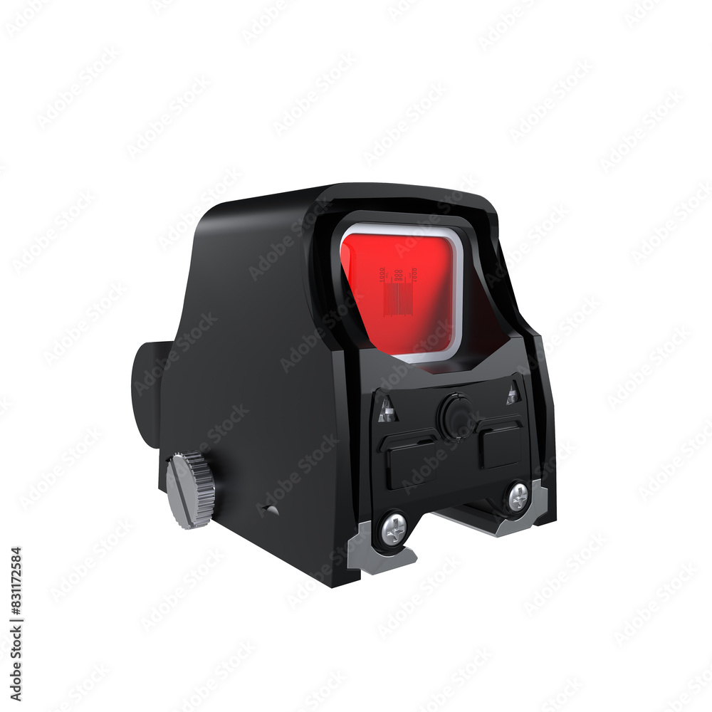 Holographic Laser Sight isolated on transparent background Holographic Laser Sight isolated on transparent background