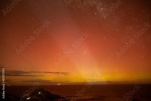 Aurora view at Cape Schanck, Australia