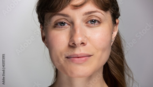 closeup portrait of a woman