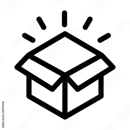 Product, delivery, box icon
