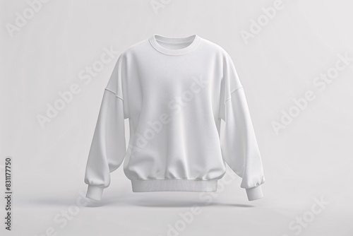 a white sweater with long sleeves