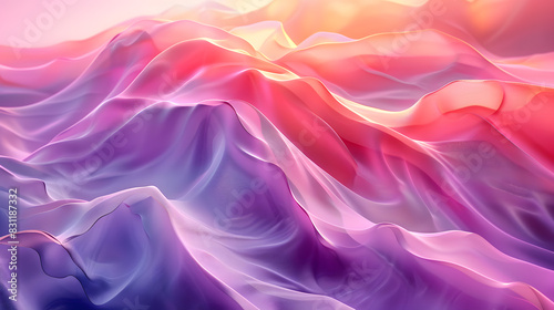 An abstract background with soft gradients in pastel colors. The transitions between the colors should be smooth and harmonious, without sharp edges or strong contrasts, resembling a peaceful photo