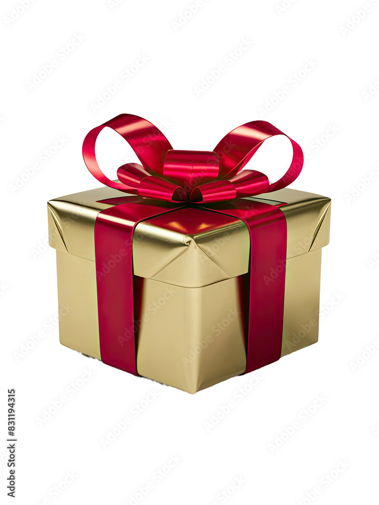 Isolated PNG Gift Box, GENERATIVE AI Isolated PNG Gift Box, GENERATIVE AI