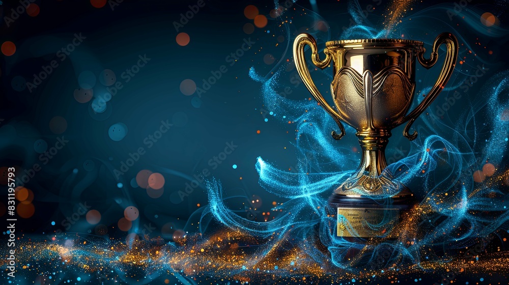 Gold Trophy Cup Embodying Triumph and Glory in Prestigious Awards Gold Trophy Cup Embodying Triumph and Glory in Prestigious Awards