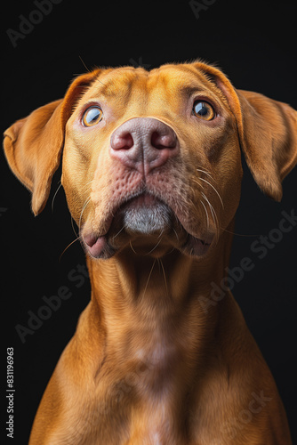 Wallpaper Mural A brown dog with a black nose and brown eyes Torontodigital.ca