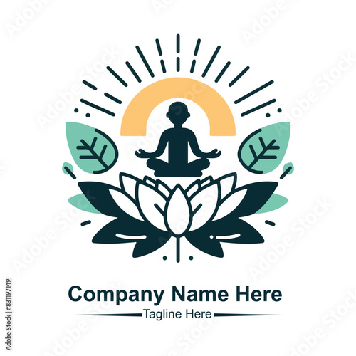 yoga logo vector 