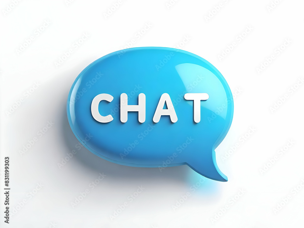 3d rendering typing in a chat icon isolated. 3d rendering typing in a chat icon isolated.