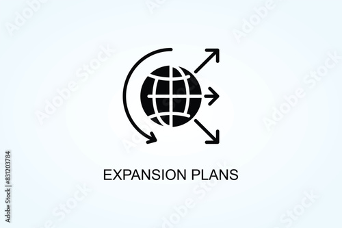 Expansion Plans Vector  Or Logo Sign Symbol Illustration