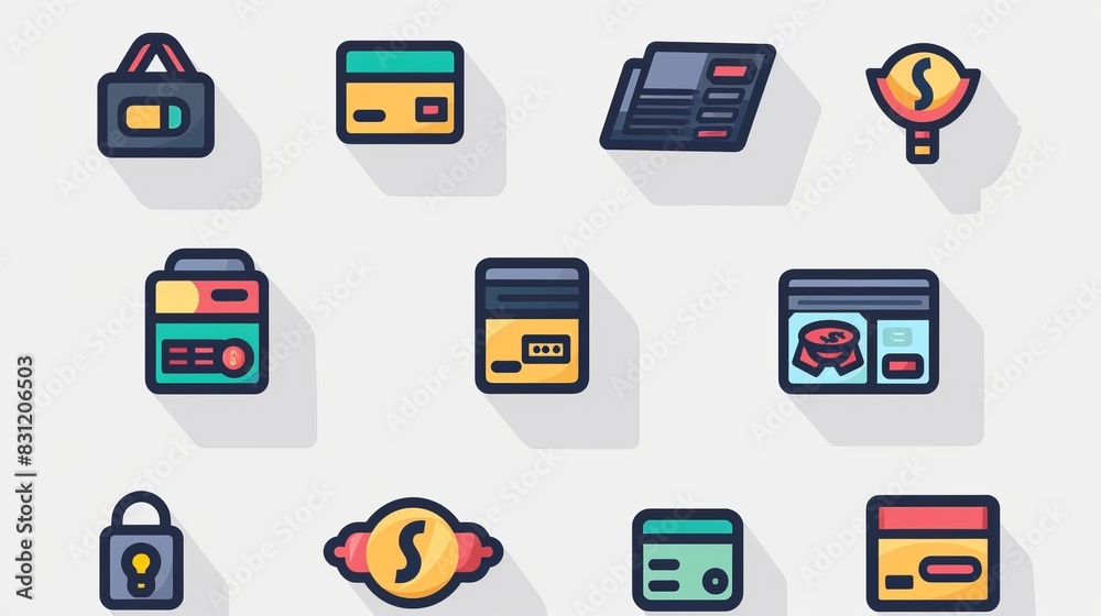 payment icon set. vector payment icon set. vector