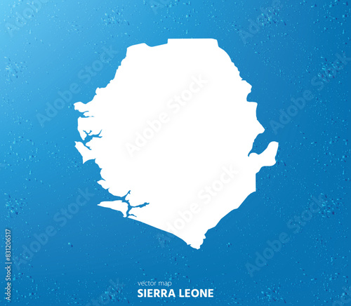 Sierra Leone map. Vector map for any needs. photo